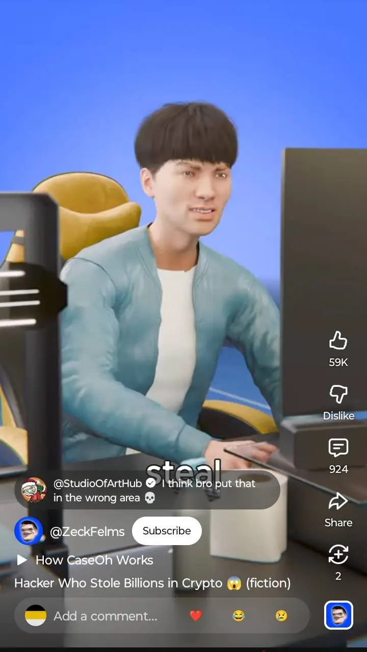 ai character: mimicry Christmas background