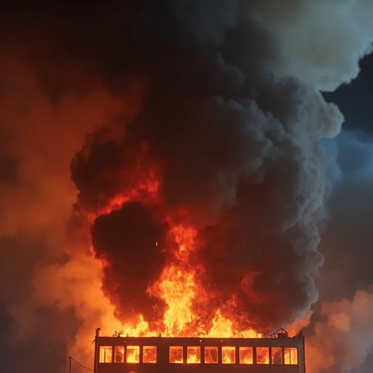 chat with ai character: school fire 