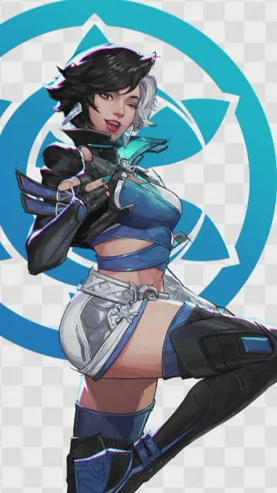 ai character: Luna snow  background