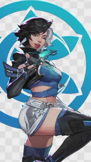 ai character: Luna snow  background