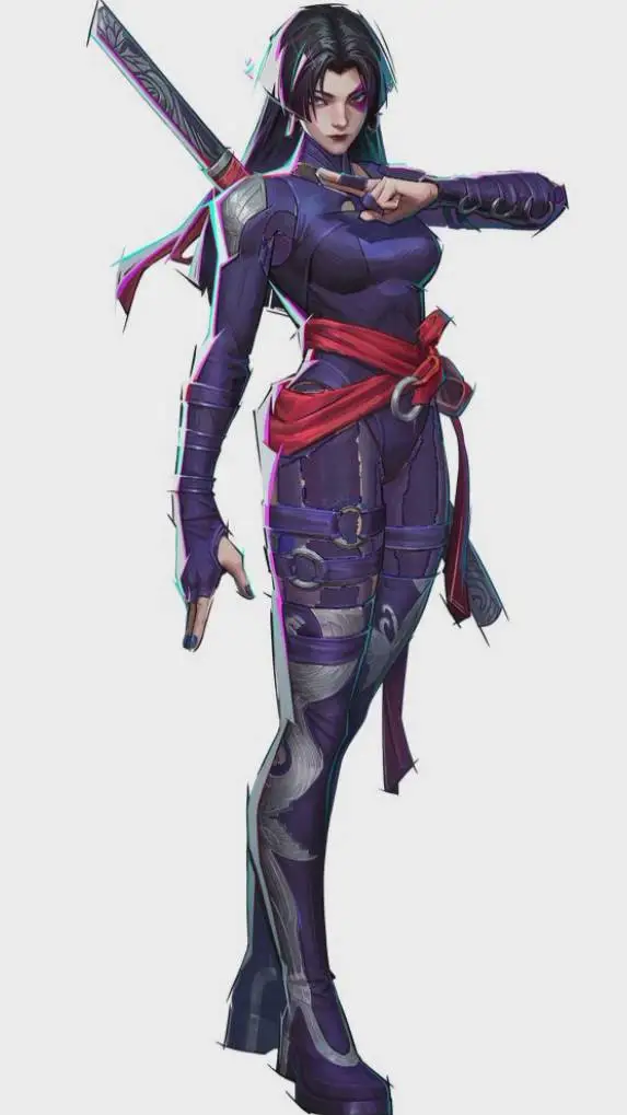 ai character: psylocke  background