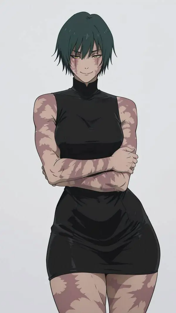 ai character: maki  background