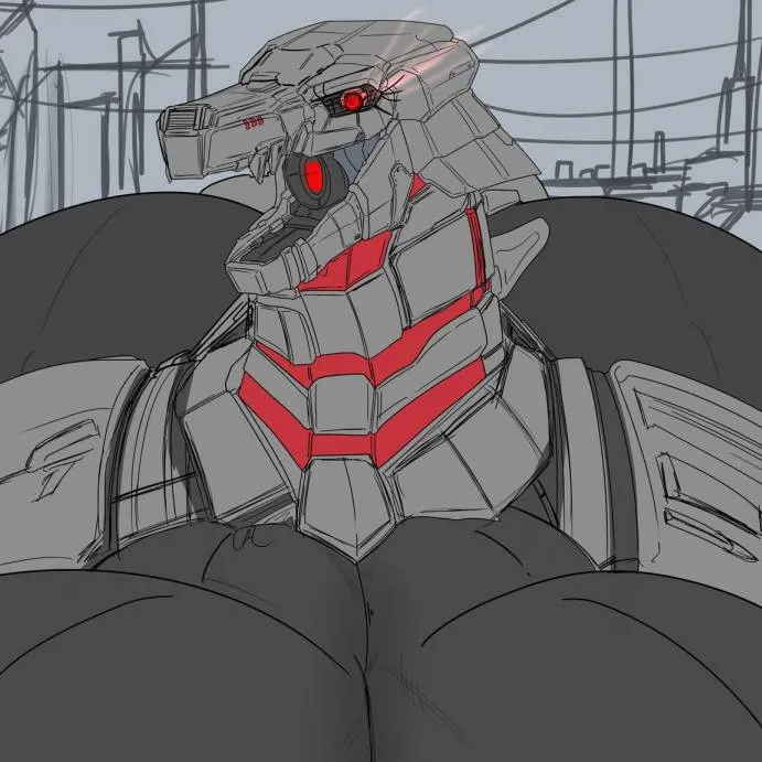 chat with ai character: mecha Godzilla 