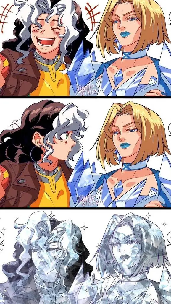 ai character: rogue & Emma  background
