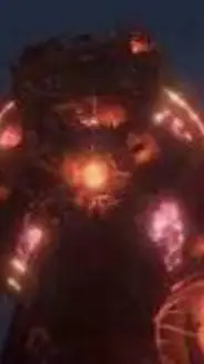 ai character: infected tv man background