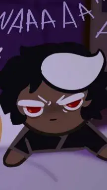 ai character: dark choco  background