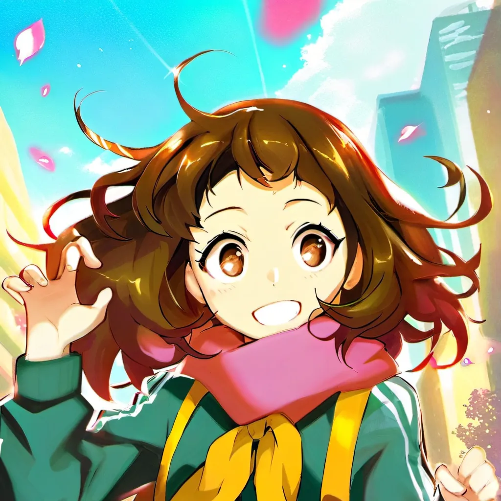 chat with ai character: uraraka 