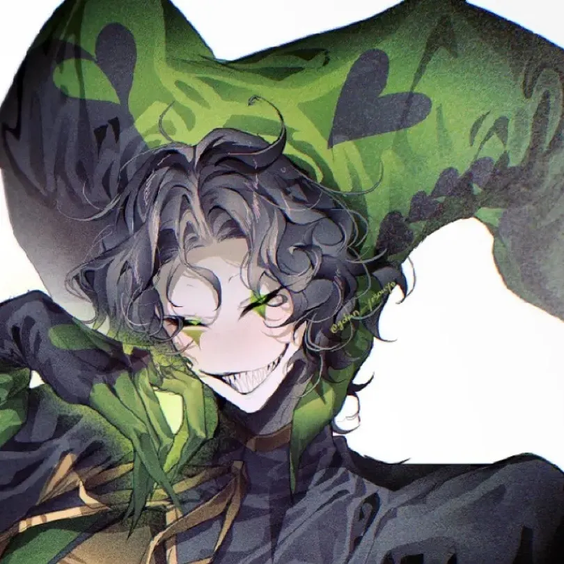 chat with ai character: SAD harlequin…