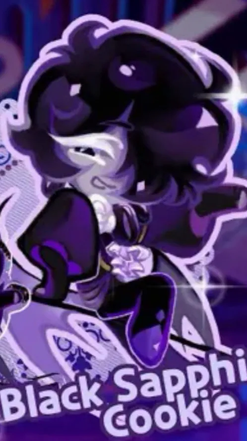 ai character: black sapphire background