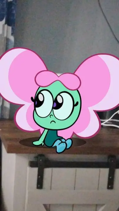 ai character: bacon berry background