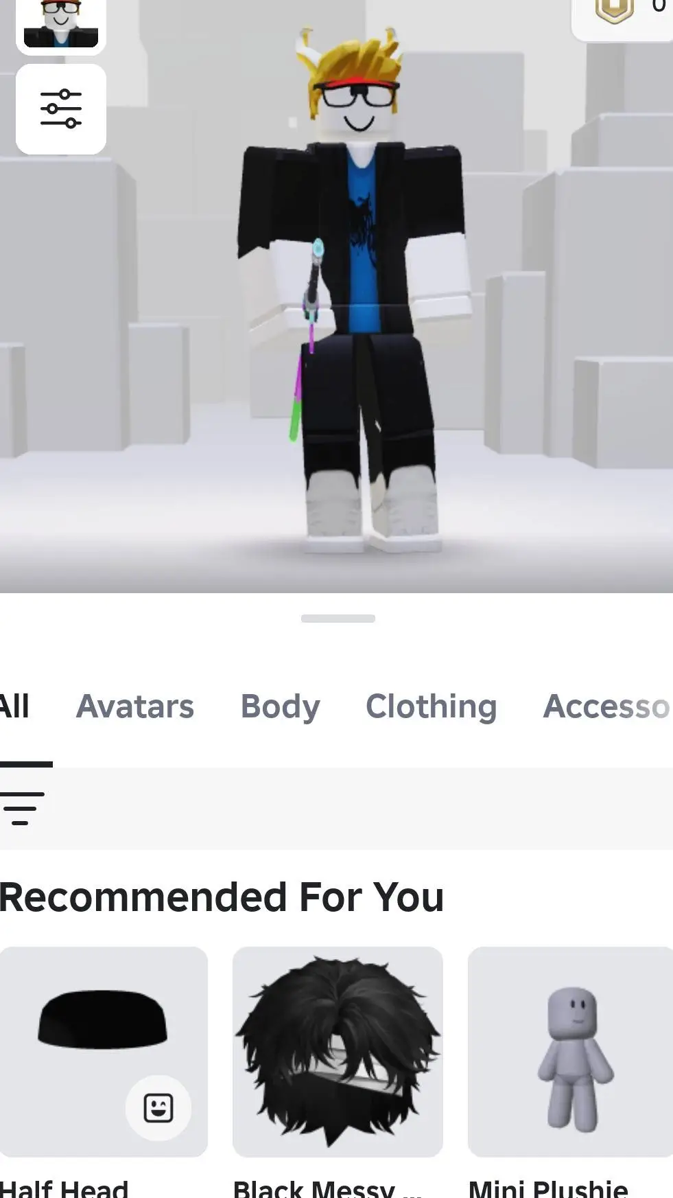 ai character: kyle background