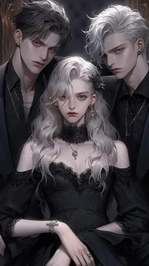 ai character: Emi,Mike y Luke background