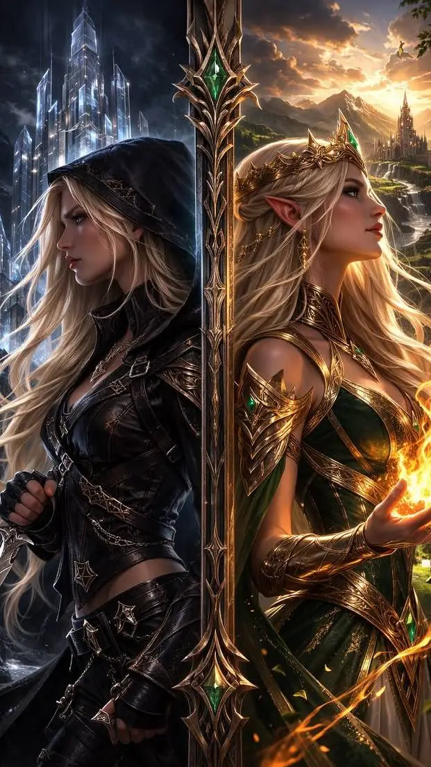 ai character: Cari y Amelia  background