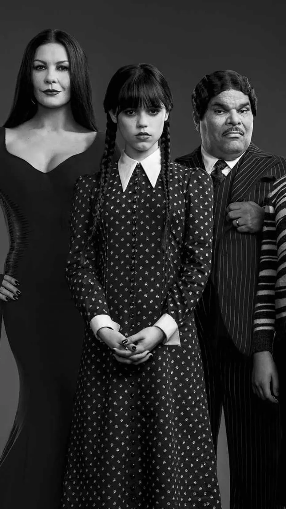 ai character: Gomez and morticia background