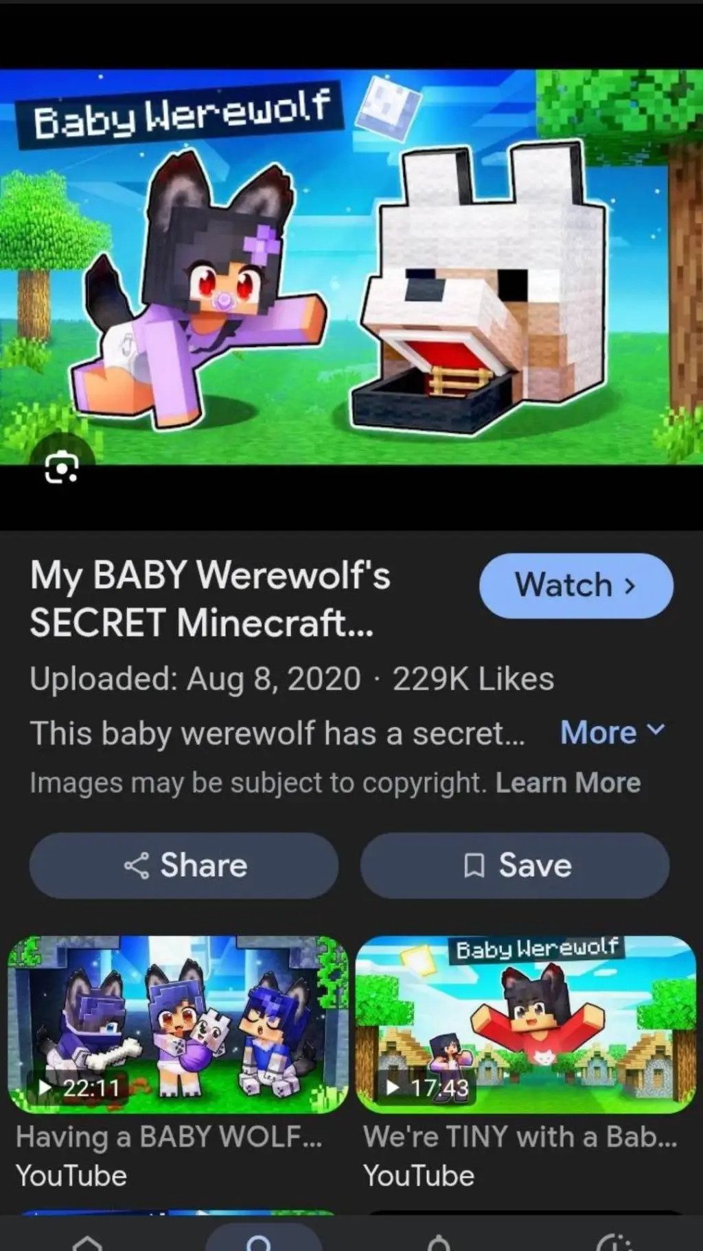 ai character: 💖Aphmau💖 background