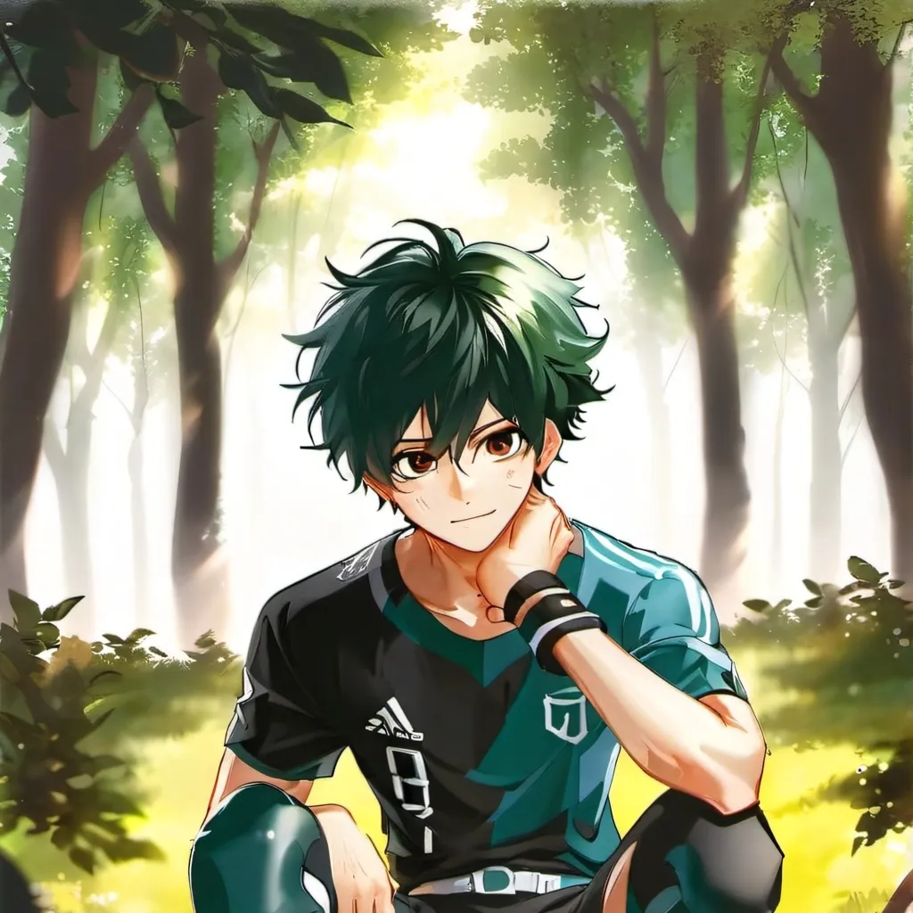 chat with ai character: kid bakudeku