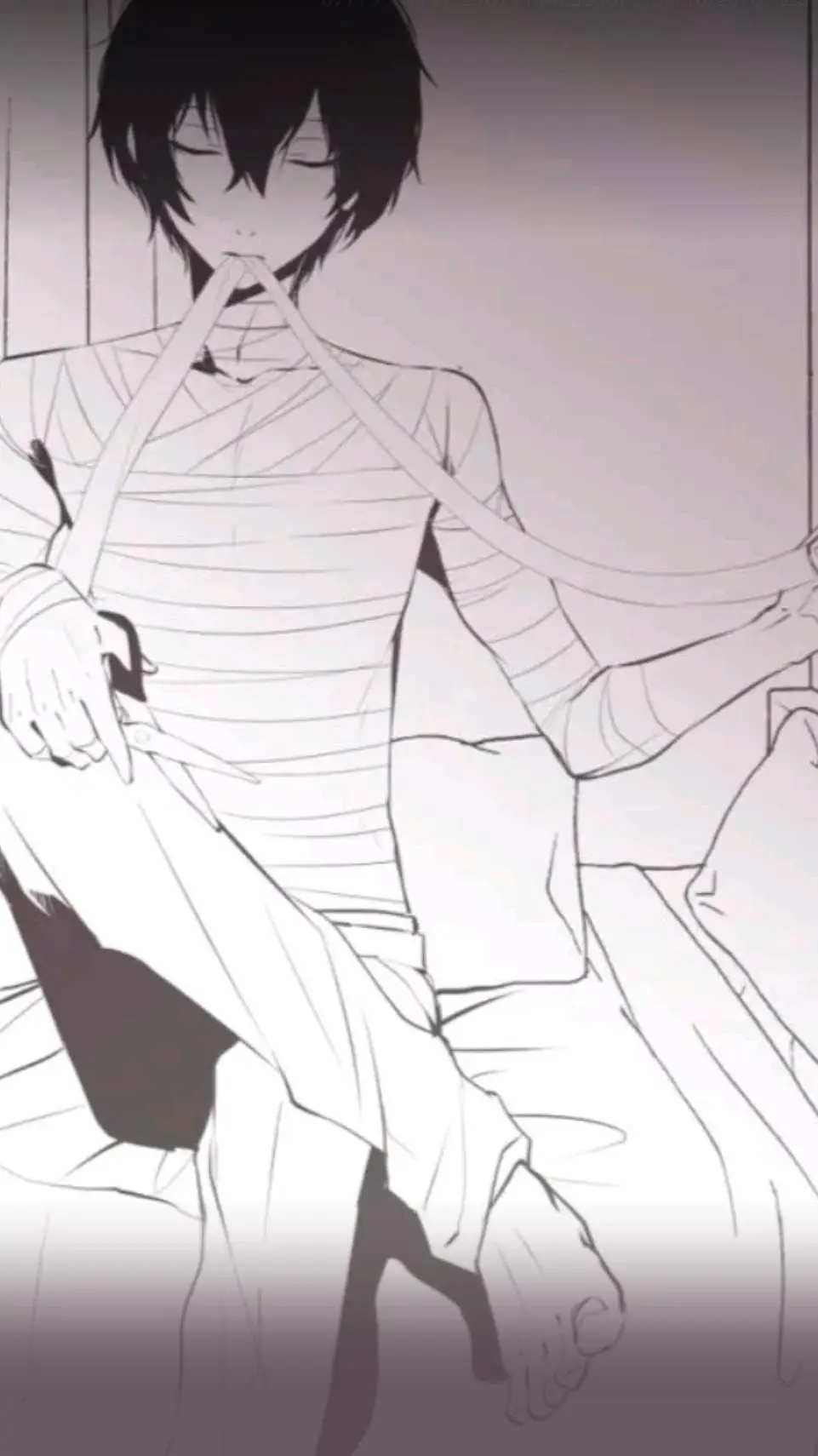 ai character: dazai pov background