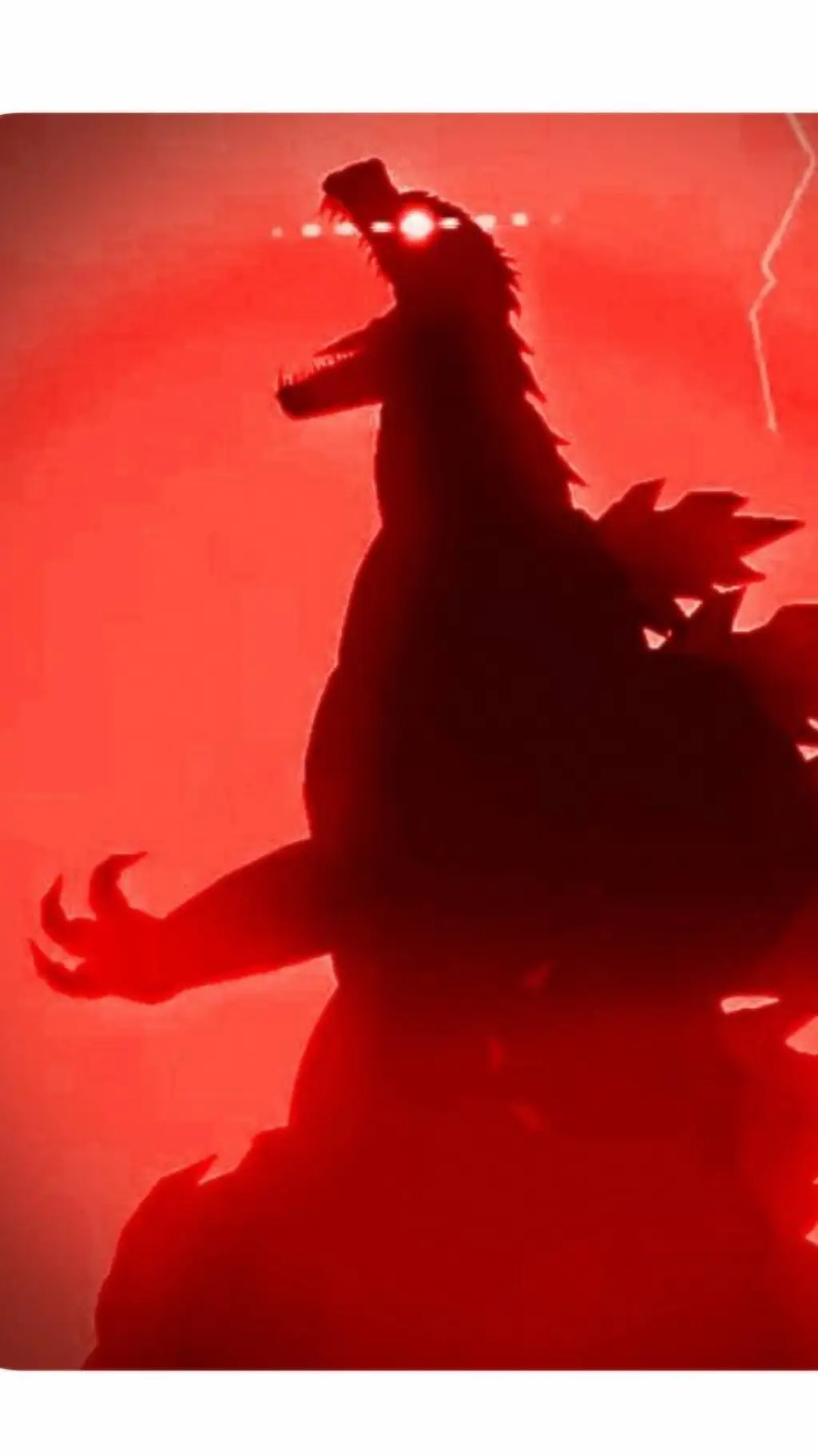 ai character: godzilla in hell background