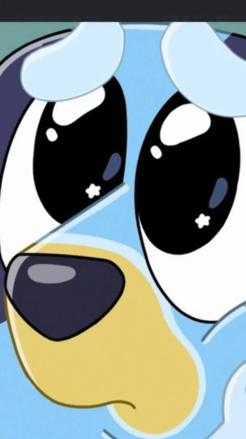 ai character: bluey background