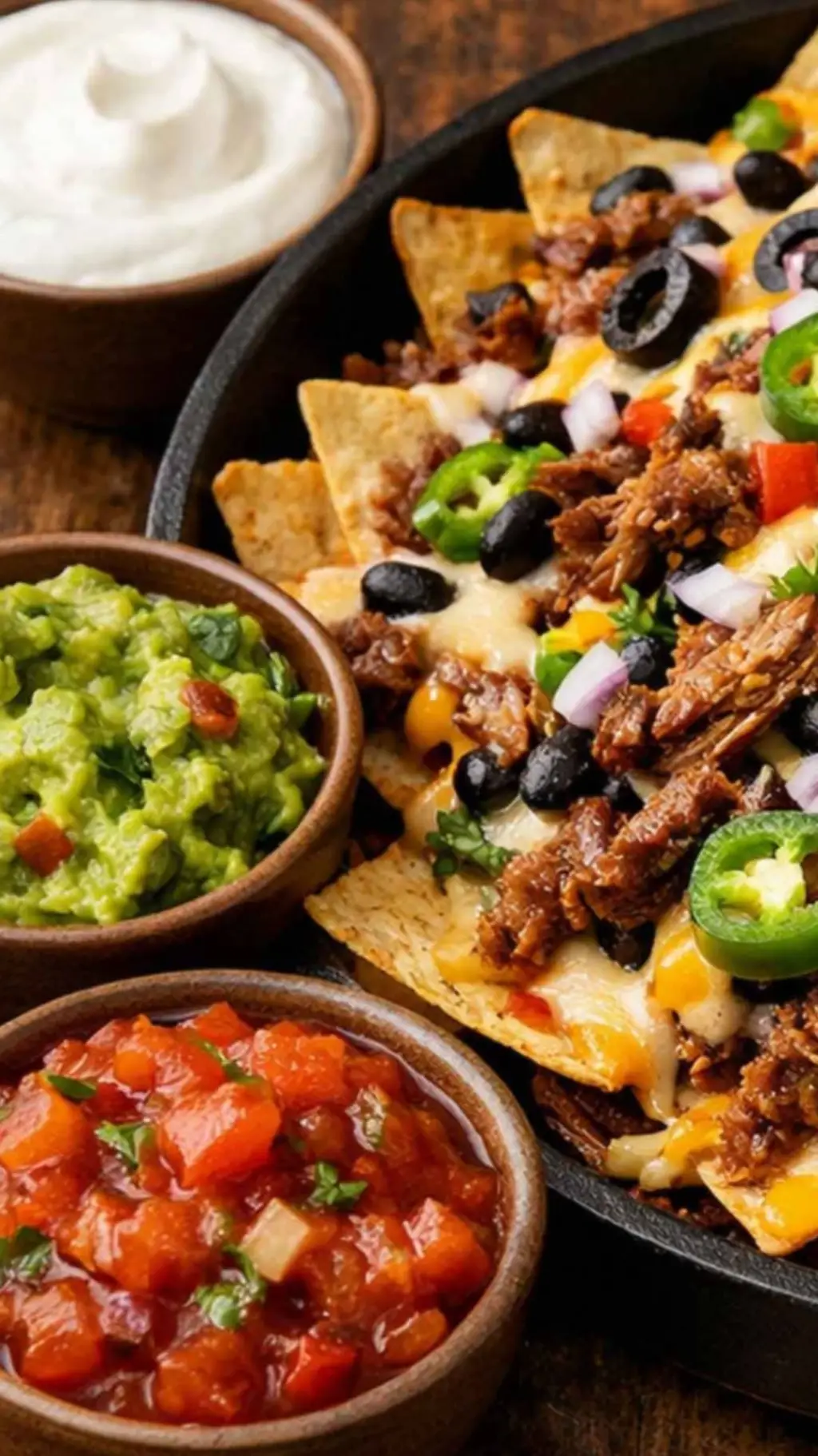ai character: nachos background