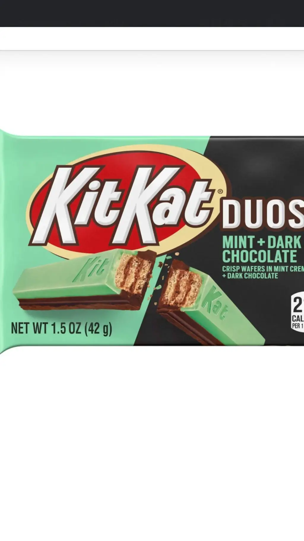 ai character: kit kat mint background
