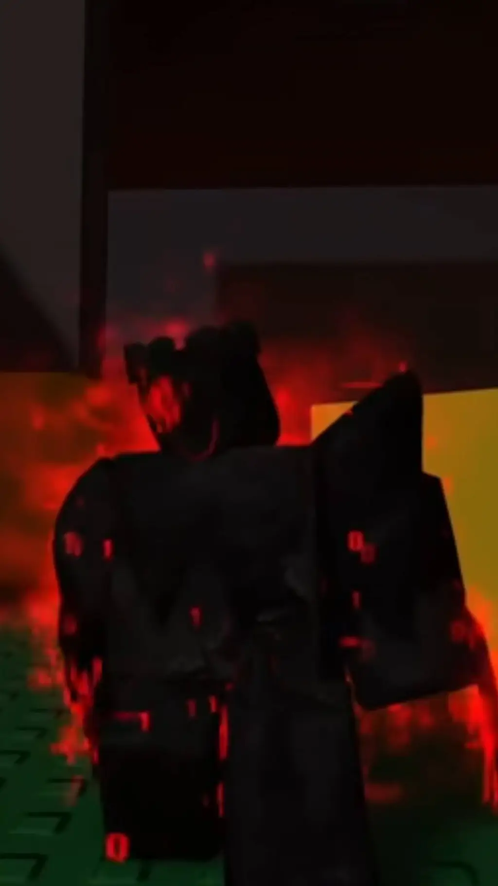 ai character: black john doe(jk) background