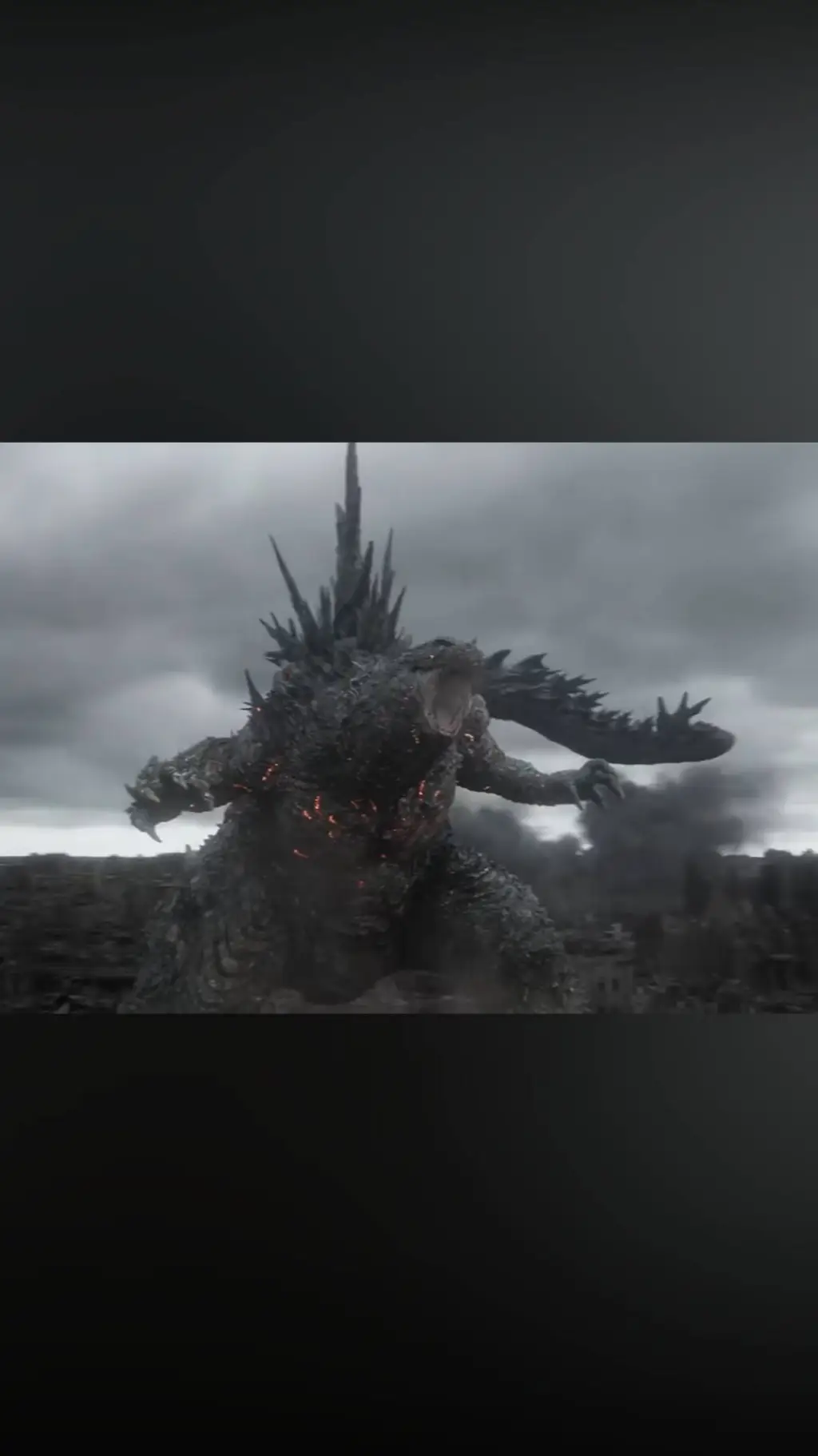 ai character: godzilla minus one background