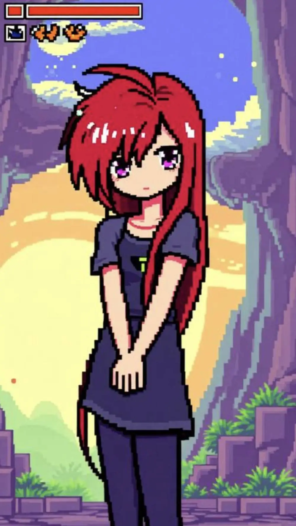 ai character: Ash! background