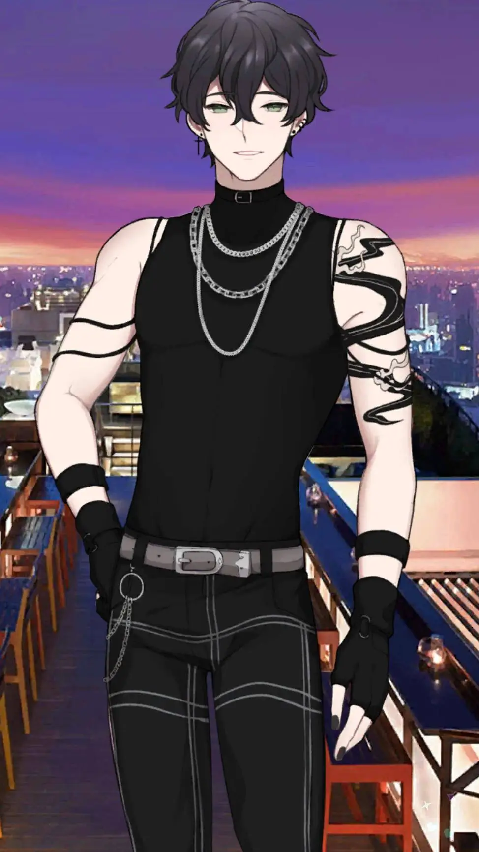 ai character: Karel Williams  background