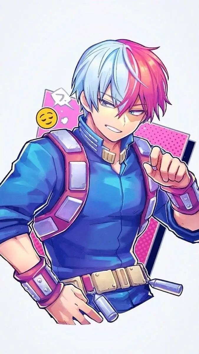 ai character: ❄️ShotoTodoroki🔥 background