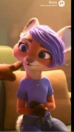 ai character: violet wilde #9 background