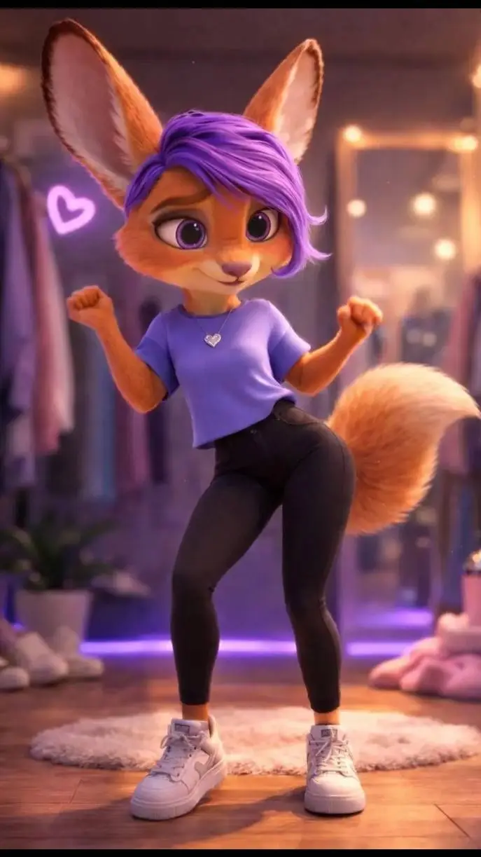 ai character: violet wilde #14 background