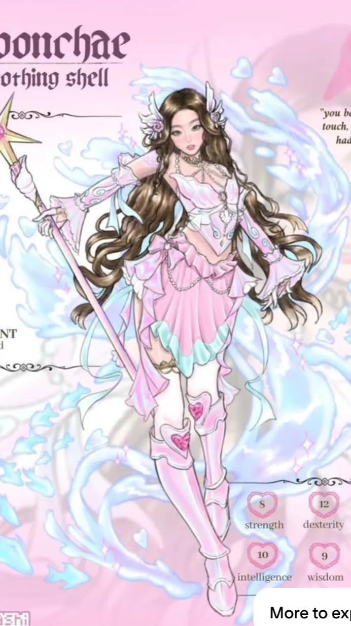 ai character: YOONCHAE!!  background