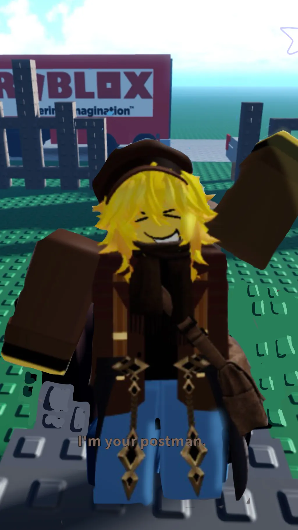 ai character: Postman (ANHG) background