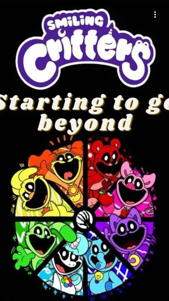 ai character: smiling critters  background