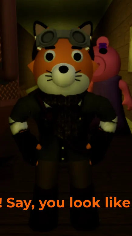 ai character: Piggy diny background