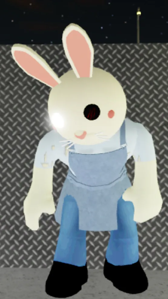 ai character: Bunny (decay) background