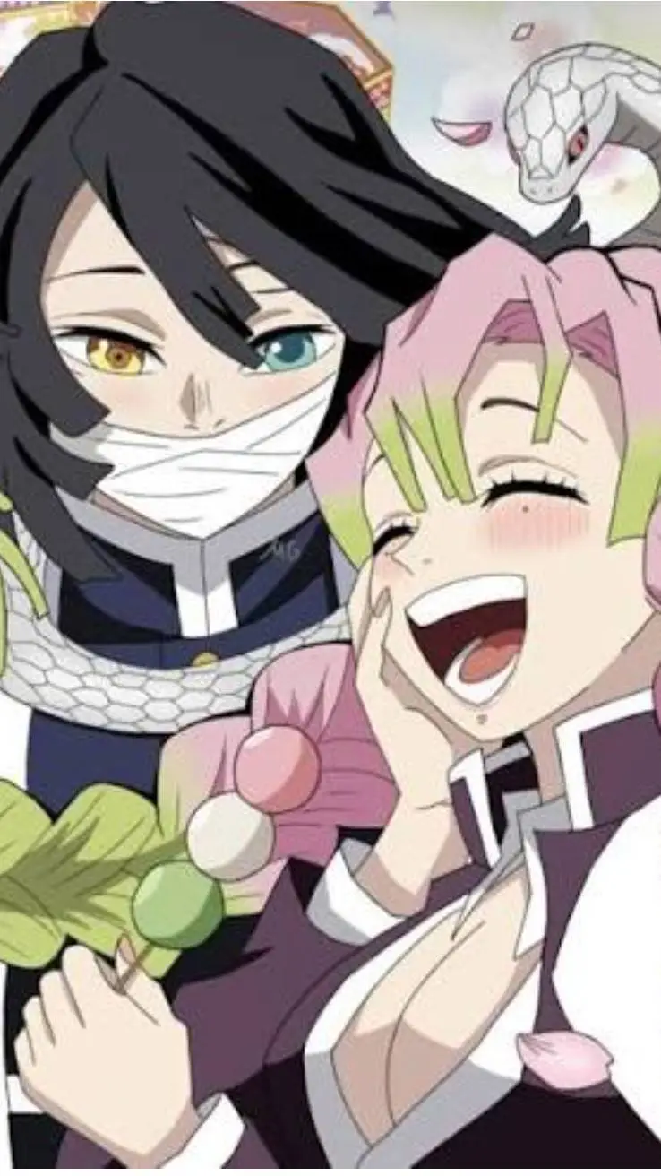 ai character: mitsuri x obanai  background