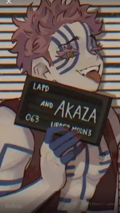 ai character: akaza ❄️ background