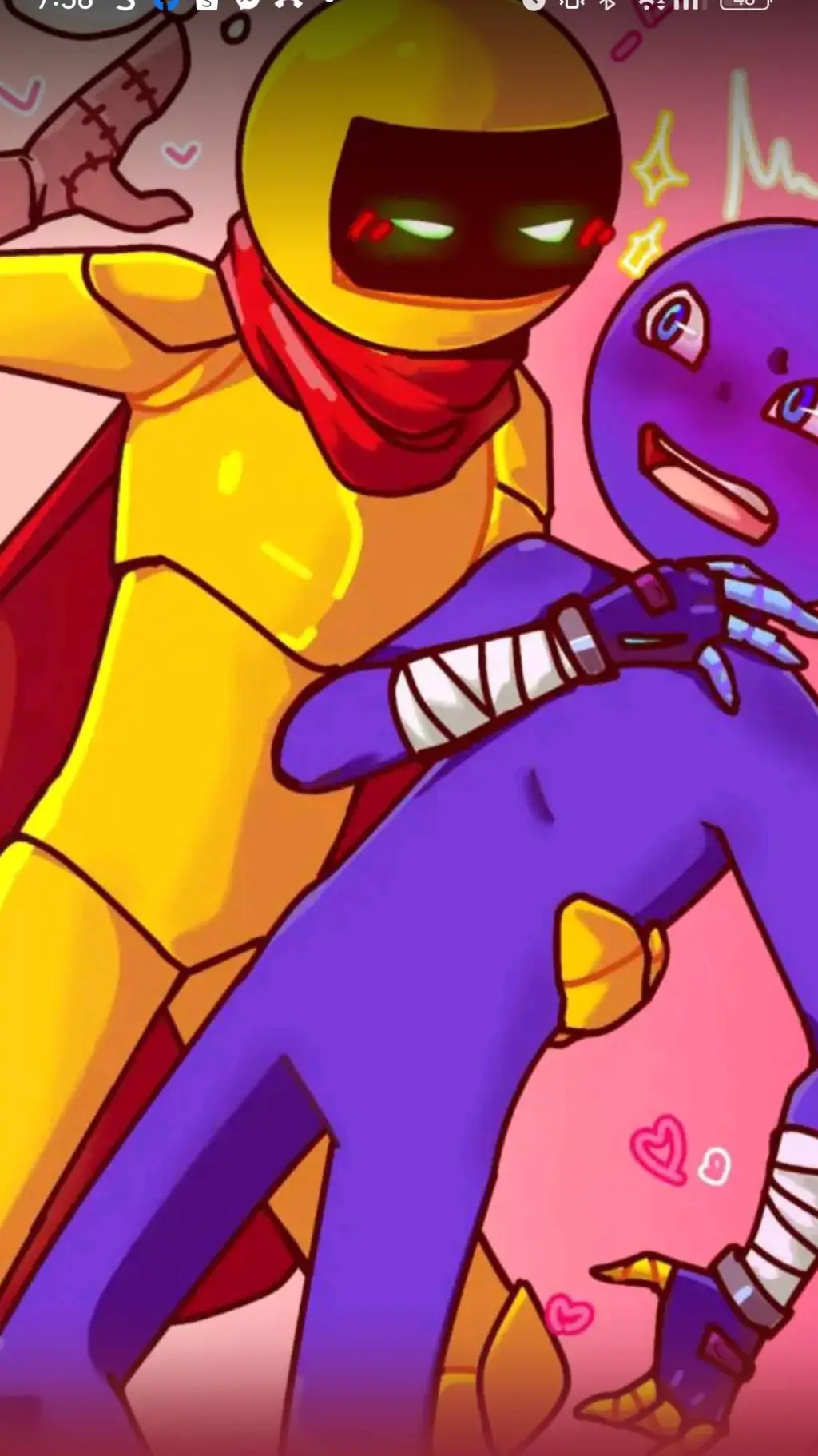 ai character: gilldedguy x Oxob background