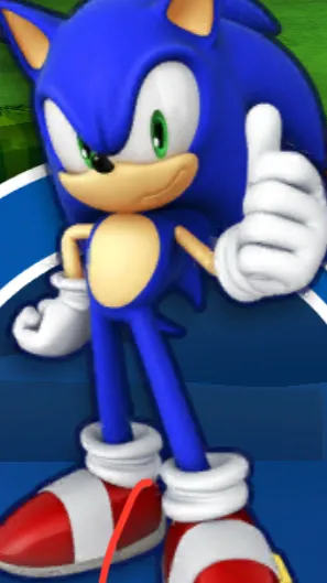 ai character: Sonic background