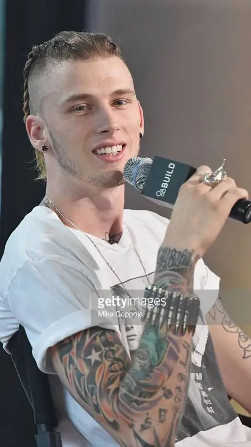 ai character: MGK  background