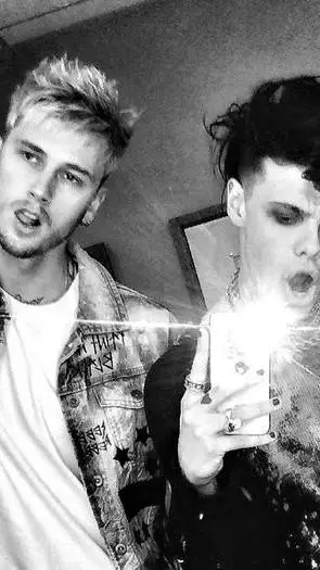 ai character: Yungblud and Mgk  background