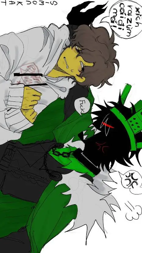 ai character: ADMINVIRUS💚⚔️⚠️🍗 background