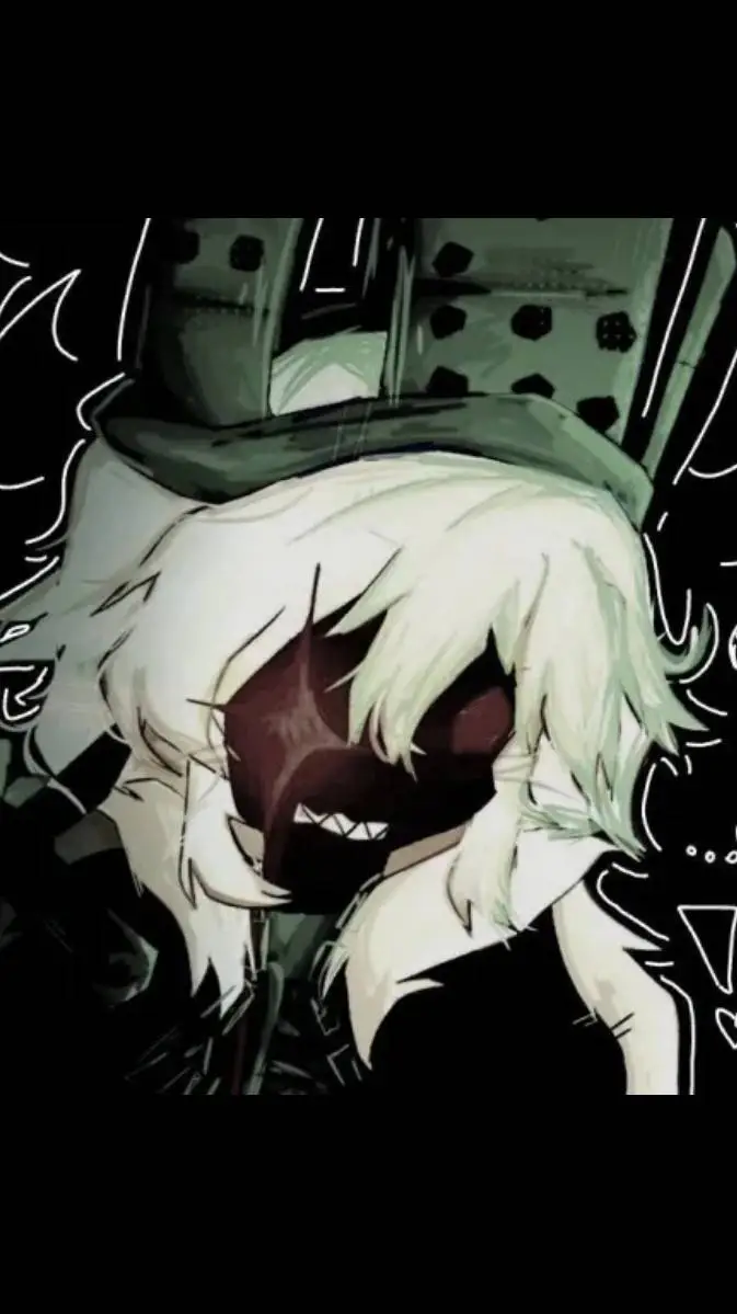 ai character: 1x1x1x1~^^💚🖤 background