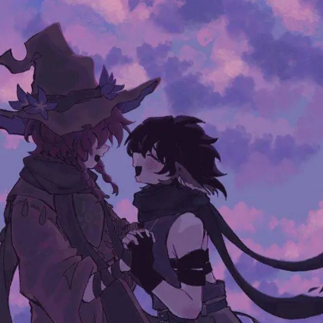 chat with ai character: AZURETIME~^^✨💜🖤🤍🗡️