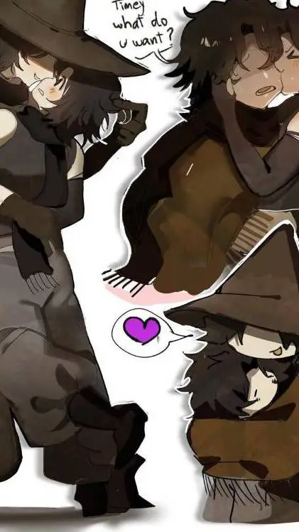 ai character: AZURETIME🗡️✨🤍🖤💜 background