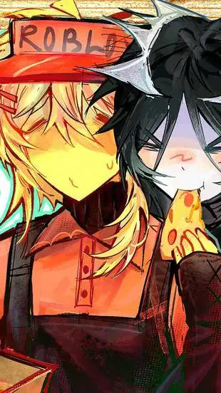 ai character: 🍕🗡️✨PIZZATIME🗡️✨🍕 background