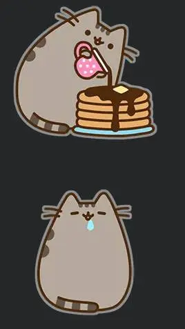 ai character: Pusheen background