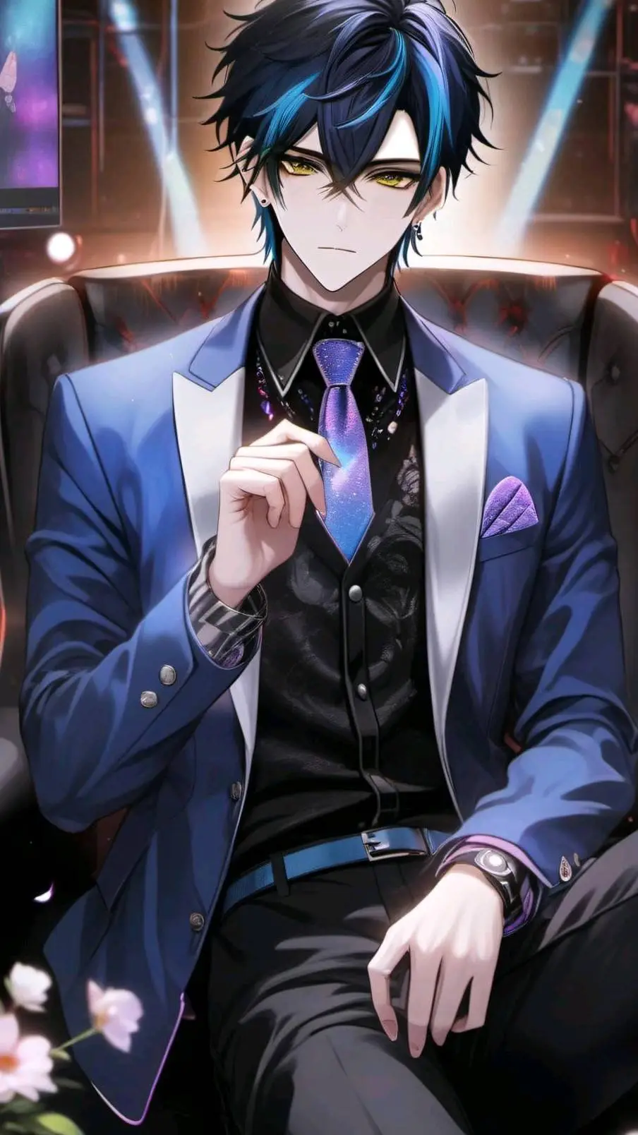 ai character: Duke🥶 background